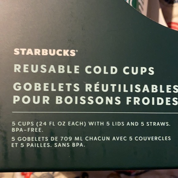 Starbucks 5p of color change confetti useable cups - Picture 2 of 4